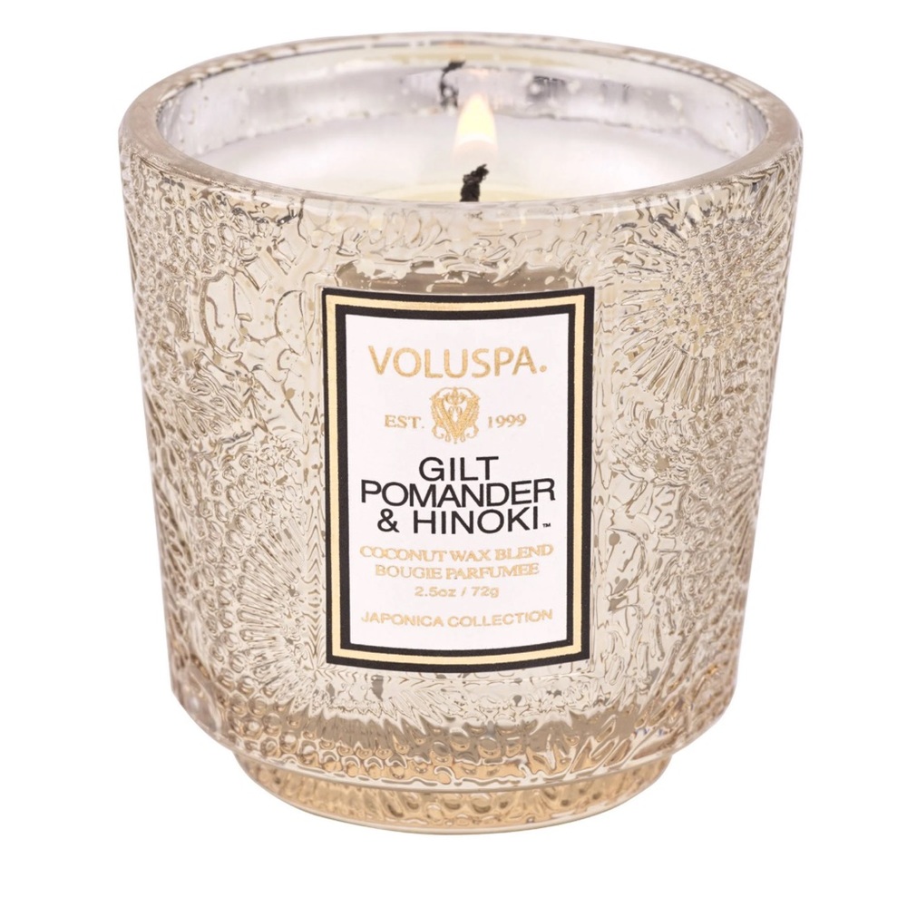 NWT GILT POMANDER & HINOKI candle by Volupsa